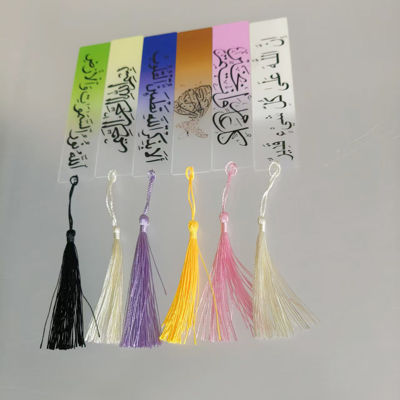 Acrylic Bookmark With Calligraphy Script And Tassel DIY