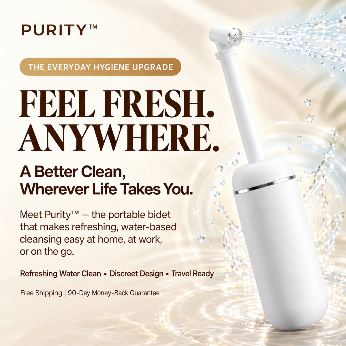 Purity™ Portable Bidet – Feel Fresh Anywhere