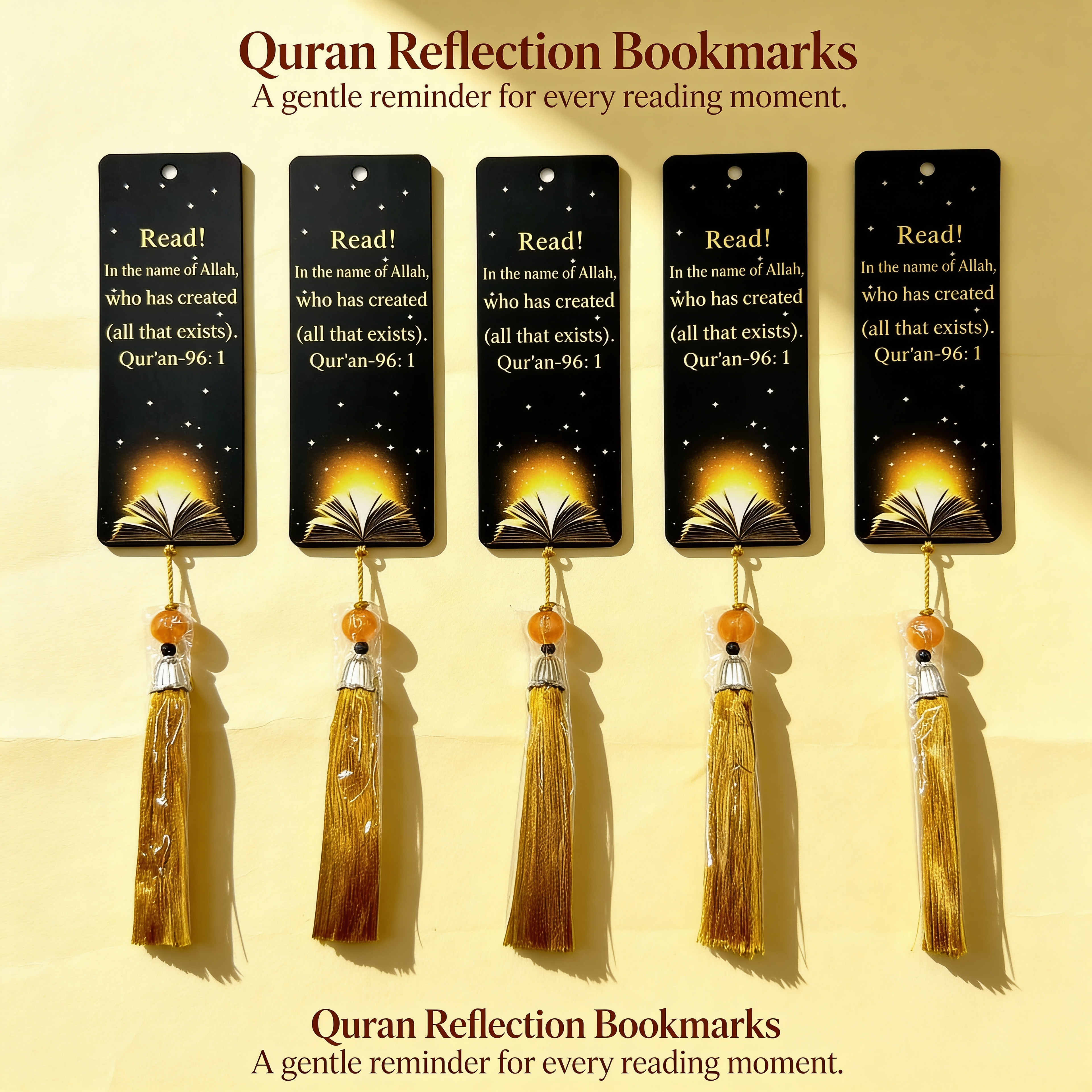 5/10Pcs Quran Bookmark | Reading Bookmarks Will Never Lose Your Place | Made for the Quran, but Perfect for Any Book |