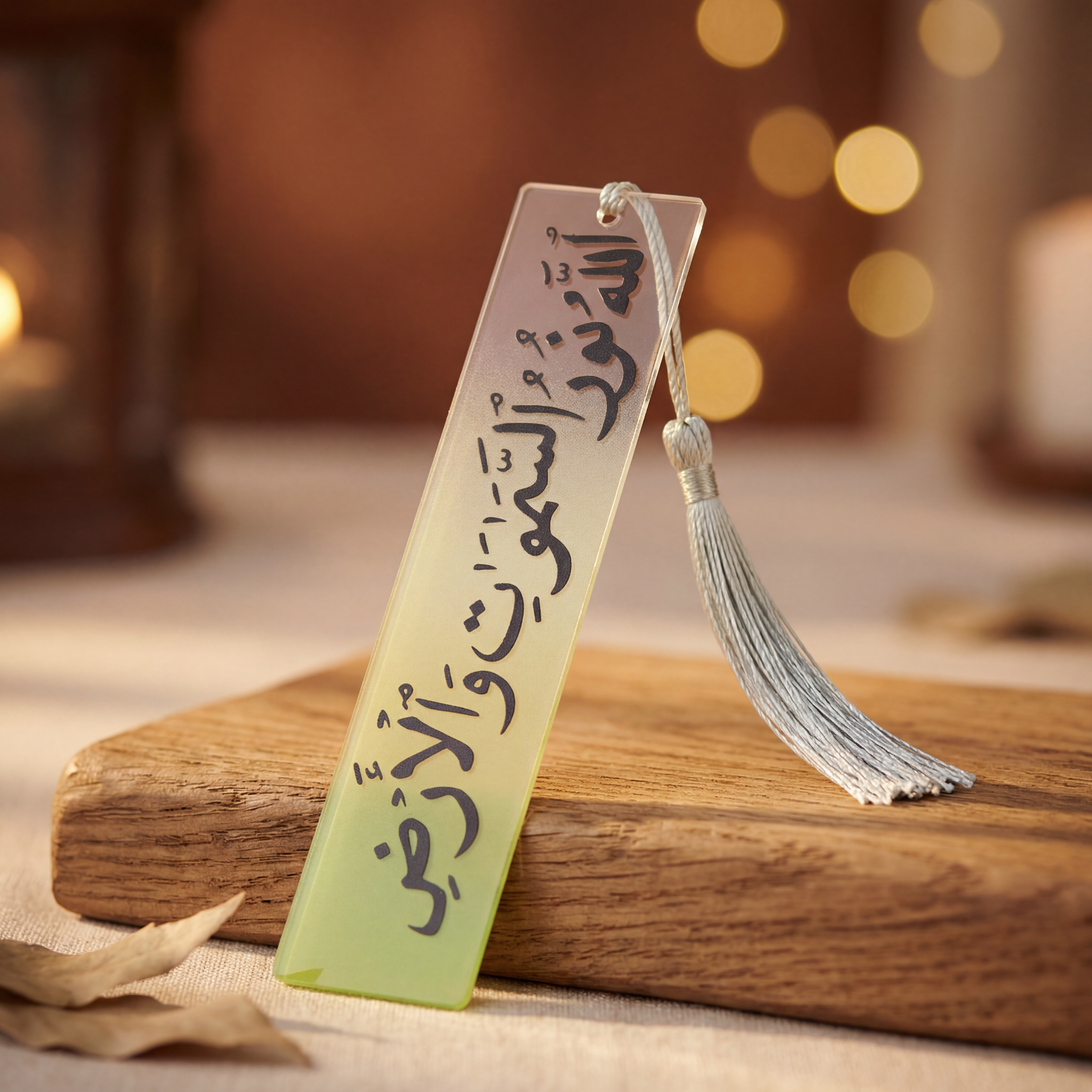 Quran Reflection Bookmark Set (6-Piece) — Arabic Calligraphy with Tassel