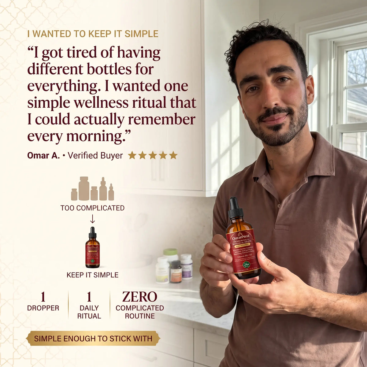 QuranNest™ Premium Halal Botanical Drops — Daily Vitality + Circulation Support
